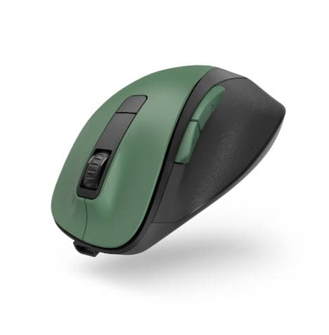 Hama MW-500 Opladningsmus højre RF trådløs optisk 1600 DPI (00173035) Sort, Grøn