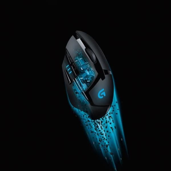 Spelmus - Kabelansluten - Logitech G - G402 Hyperion fury FPS - Svart