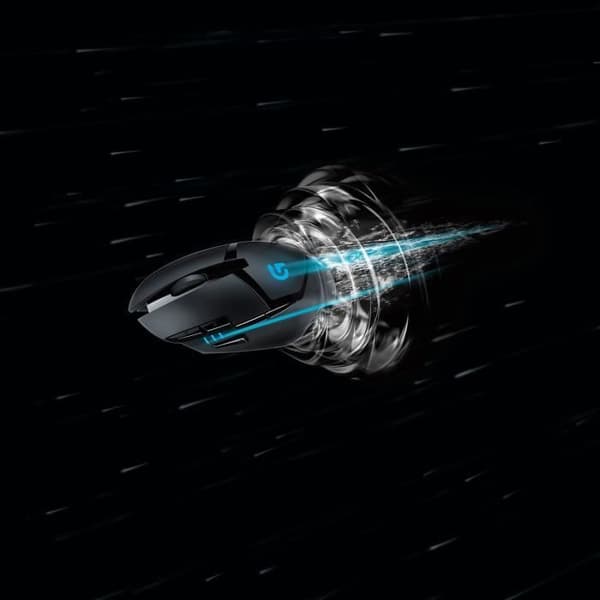 Spelmus - Kabelansluten - Logitech G - G402 Hyperion fury FPS - Svart