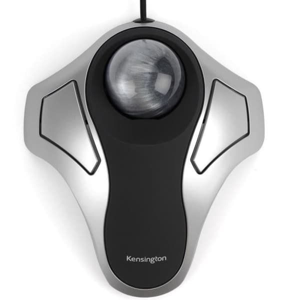Kensington, Wired Ergonomic TrackBall Mouse för PC, Mac, Ambidextrous, Grå