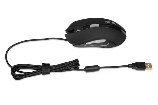 iBox Aurora A-1 mus Högerhänt USB Typ-A Optisk 2400 DPI