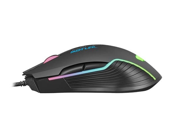 FURY Hustler Gamingmus Ambidextrös USB Typ-A Optisk 6400 DPI