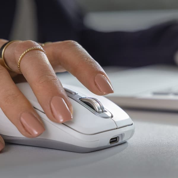 Logitech MX Anywhere 3S mus Office Högerhänt RF Trådlös + Bluetooth Laser 8000 DPI