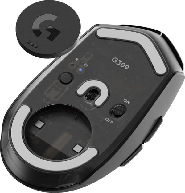 Logitech G 910-007199 Gamingmus Højrehåndet RF Trådløs + Bluetooth Optisk 2560 DPI