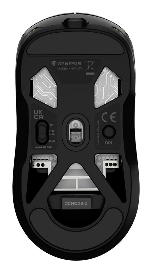 GENESIS ZIRCON 660 PRO TRÅDLØS GAMINGMUS 26000 DPI SORT