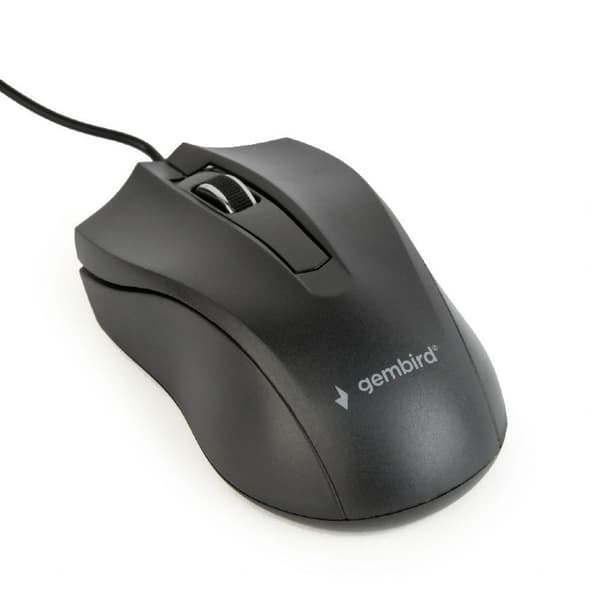 Gembird MUS-3B-01 mus Ambidextrös USB Typ-A Optisk 1000 DPI