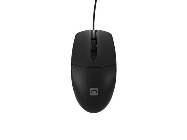 NATEC Ruff Plus mus Högerhänt USB Typ-A Optisk 1200 DPI Svart