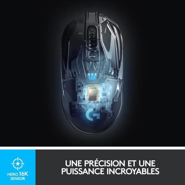 Spelmus - Trådlös - Logitech G - G903 Lightspeed - Svart