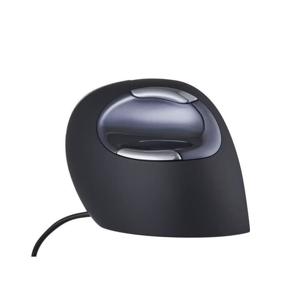 VerticalMouse D, Svart/Silver Mus, Liten, RH