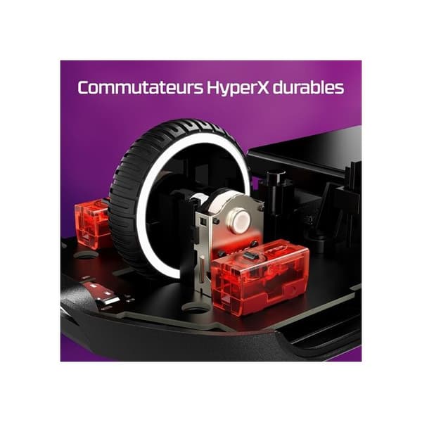 Trådlös mus - HyperX - Pulsefire Haste 2 - 26000 DPI - 6 knappar - RGB-belysning
