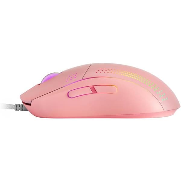 Mars Gaming MMPRO Pink - Ultralätt Ambidextrous Mus - RGB Chroma - 32K DPI Optisk