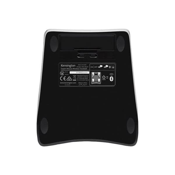 Kensington, Expert Mouse® Wireless Trackball, anpassningsbar med TrackballWorks™, Bluetooth-anslutning, Svart