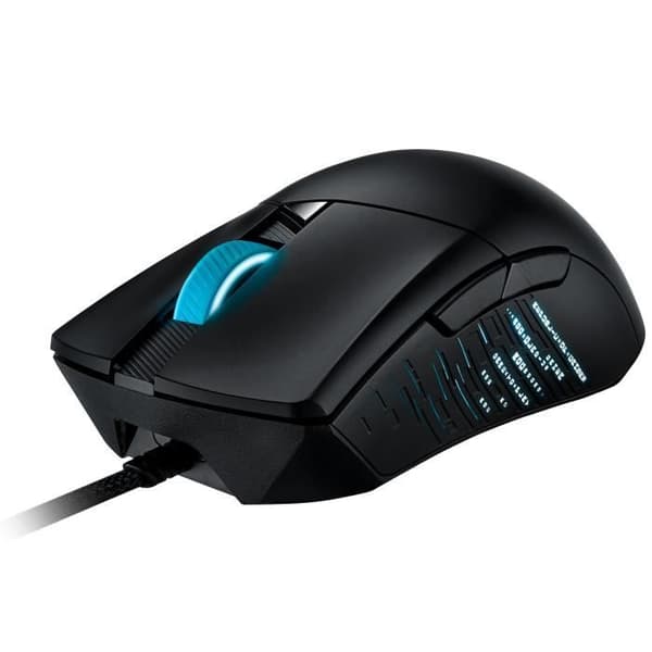 ASUS ROG Gladius III Gaming Mus - Kabelansluten - 19 000 DPI - RGB - Högerhänt design