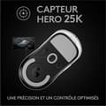 Miniatyrbild 5 av 6: Gamingmus - trådlös - Logitech G - Pro X Superlight - Vit