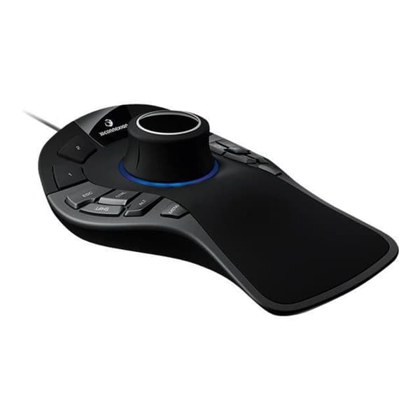 3D-ANSLUTNING SpaceMouse Pro Mouse - 15 knappar - Kabelansluten