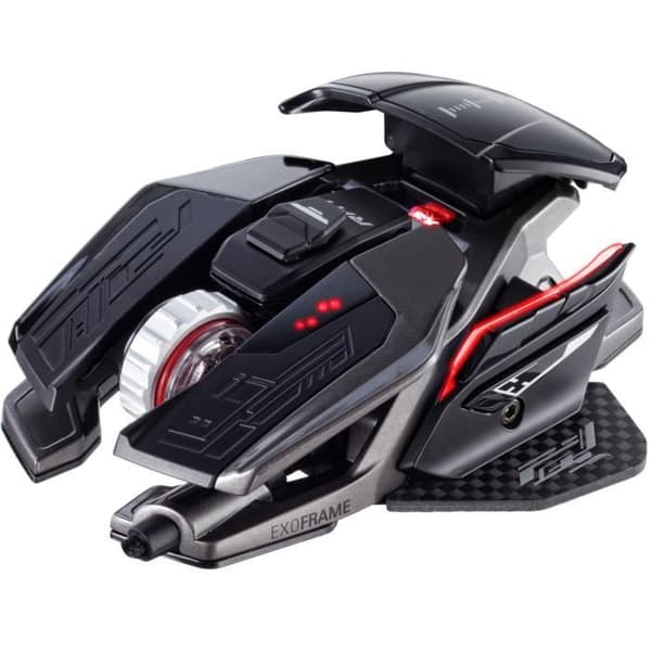 Madcatz RAT X3 - Anpassningsbar RGB trådad spelmus - PWM3389 Sensor 16000 DPI & 3000Hz - Omron Switch