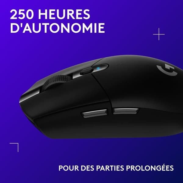 Spelmus - Trådlös - Logitech G - G305 Lightspeed - Svart