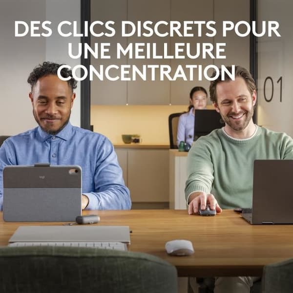 Mus - Trådlös - Logitech - MX Anywhere 3S - Tyst - Vit