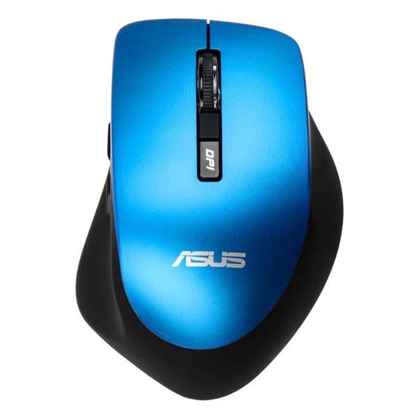 ASUS WT425 Mus - Trådlös - Optisk - 6 knappar - 1600 DPI - Blå