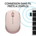 Miniatyrbild 6 av 6: Mus - Trådlös - Logitech - M171 - Ambidextrous - Rosa
