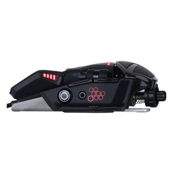 MADCATZ RAT 6+ Svart trådad spelmus - 11 knappar - LED RGB - 12000 DPI - Pixart PMW3360