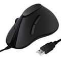 Miniatyrbild 1 av 4: LogiLink Ergonomic Vertikal vertikal mus - 5 knappar - USB - Svart