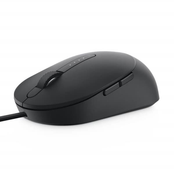 DELL MS3220 laseransluten mus - 5 knappar - USB 2.0 - Svart Svart