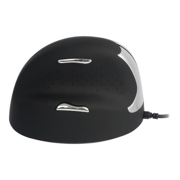 R-GO TOOLS R-Go Tools Lasermus - USB - 4 knapp(ar) - Svart, Silver - 1 Pack - Kabel - 3400 dpi