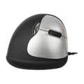 Miniatyrbild 3 av 3: R-GO TOOLS R-Go Tools Mus - USB - 4 knapp(ar) - Silver, Svart - Kabel - 2500 dpi - Hjul med broms