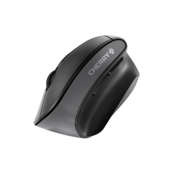 Ergonomisk trådlös mus - CHERRY MW 4500 - För att avlasta handleden med 45° lutning - Svart