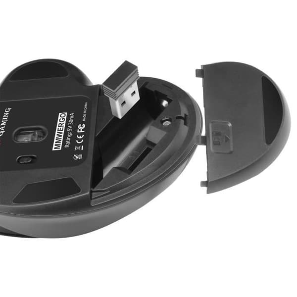 Ergonomisk Mus - Mars Gaming - MMWERGO - Trådlös - 3200 DPI - Kompatibel med PS4/PS5/XBOX/PC/Mac