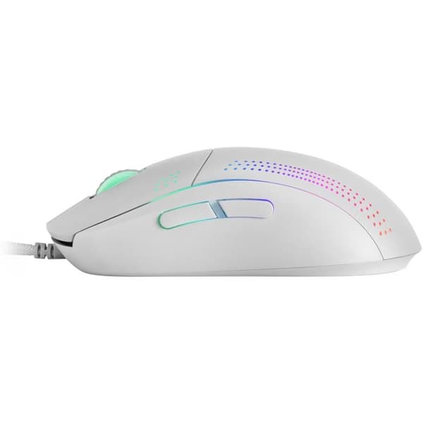 Mars Gaming MMPRO Vit - Ultralätt Ambidextrous Mus - RGB Chroma - 32K DPI Optisk