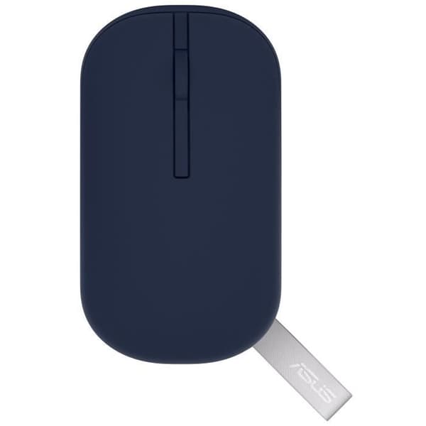 Trådlös mus - ASUS trådlös mus MD100 - Ambidextrous - Färg Quiet Blue + Solar Blue