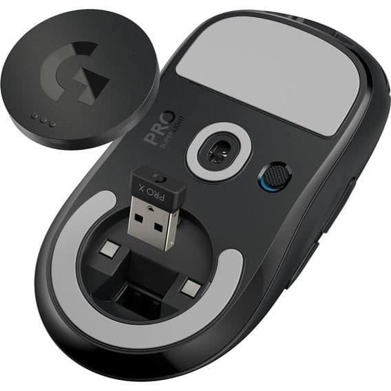 Gamingmus - trådlös - LOGITECH G - PRO X SUPERLIGHT - Svart
