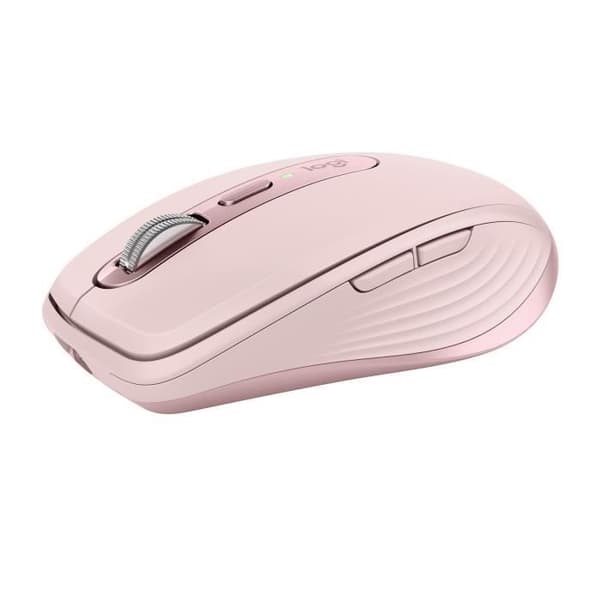Ergonomisk mus - Trådlös - Logitech - MX Anywhere 3 - Rosa Rosa