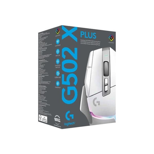Logitech G502 X PLUS trådlös optisk mus