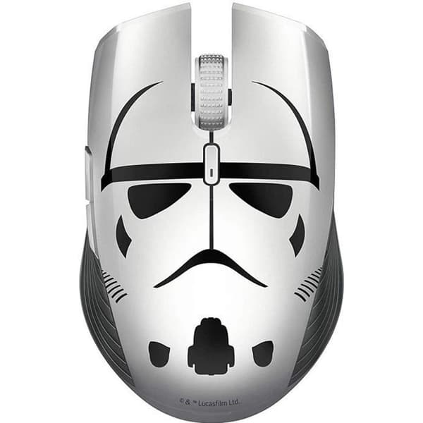 Razer Atheris (Star Wars Stormtrooper) - Trådlös spelmus - högerhänt - 7200 dpi optisk sensor - 5 programmerbara knappar Vit