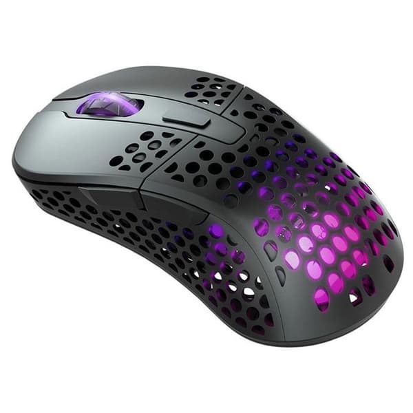Gamingmus - Xtrfy - M4 Wireless - 19000 dpi - Utbytbart skal - Justerbar vikt Svart
