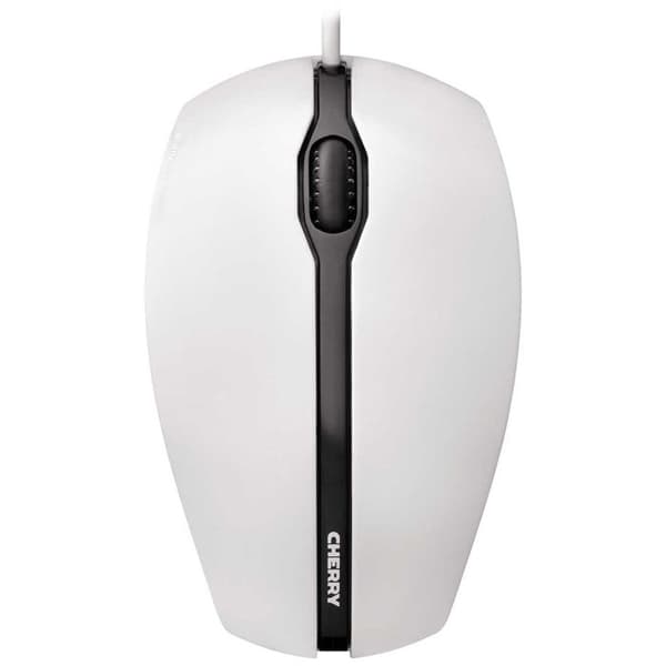 CHERRY Gentix Mouse - Kabelansluten - Optisk - USB - 3 knappar - 1000 dpi - Vit