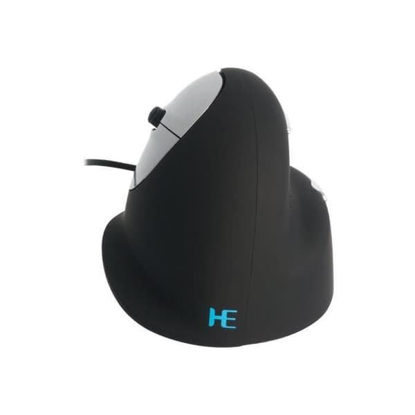 Ergonomisk mus - R-Go - HE Mus - Vertikal - Vänster - 5 knappar - USB Trådad