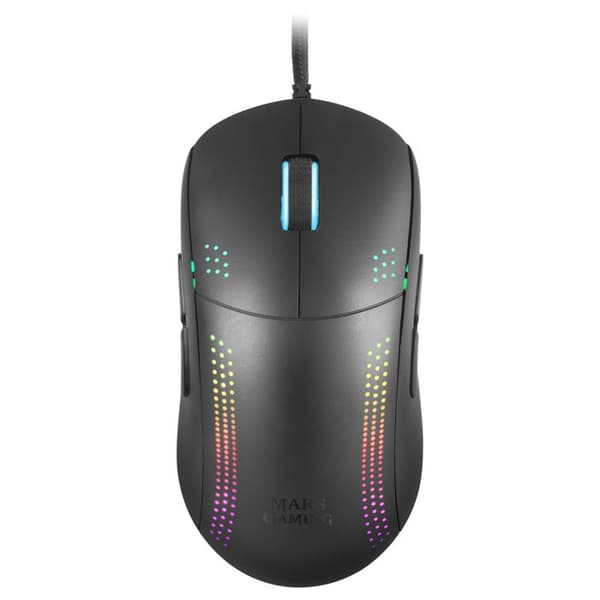 Mars Gaming MMPRO Svart - Ultralätt Ambidextrous Mus - RGB Chroma - 32K DPI Optisk