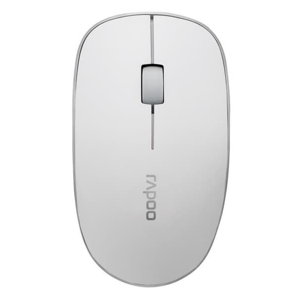 Rapoo Mouse 3510P - Trådlös - 3 knappar - Optisk - 1000 DPI - PC - Vit