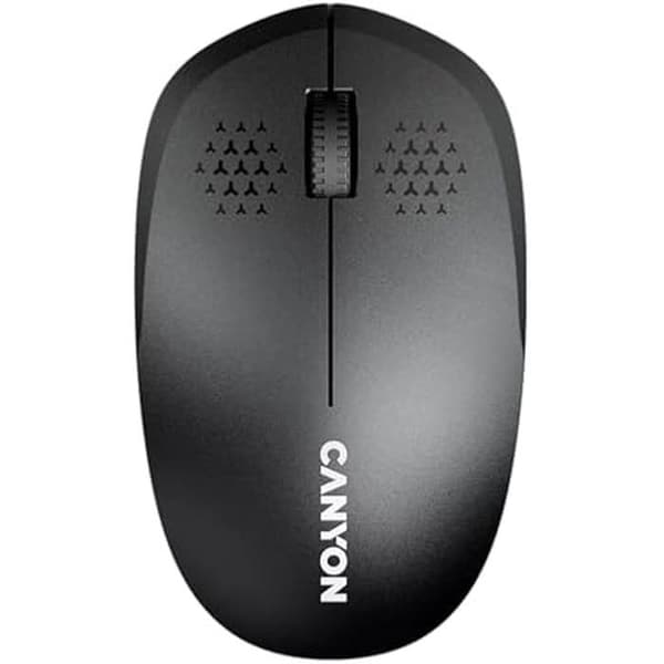 Mus - CANYON - CNS-CMSW04B - Bluetooth 5.0 - 1200 DPI - Ambidextrous - Halkfri Svart
