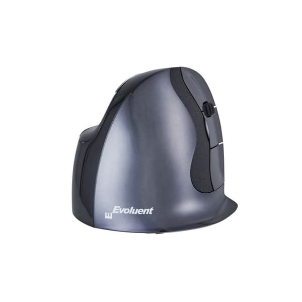 VerticalMouse D, Svart/Silver Mus, Large, RH