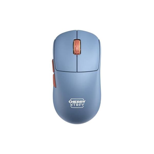 Gamingmus - CHERRY XTRFY - M68 - Ultraluftig - Trådlös 2,4 GHz - Blå