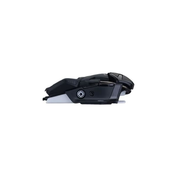 Madcatz RAT 4+ Svart - Anpassningsbar trådad spelmus - 9 knappar - LED - 7200 DPI - Pixart PMW3330