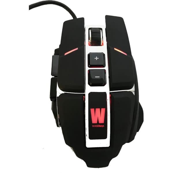 WASD-tangenter - M300 - Svart RGB laser spelmus med kabel