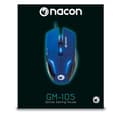 Miniatyrbild 3 av 3: Gamingmus med blå trådad optisk sensor. Nacon GM-105