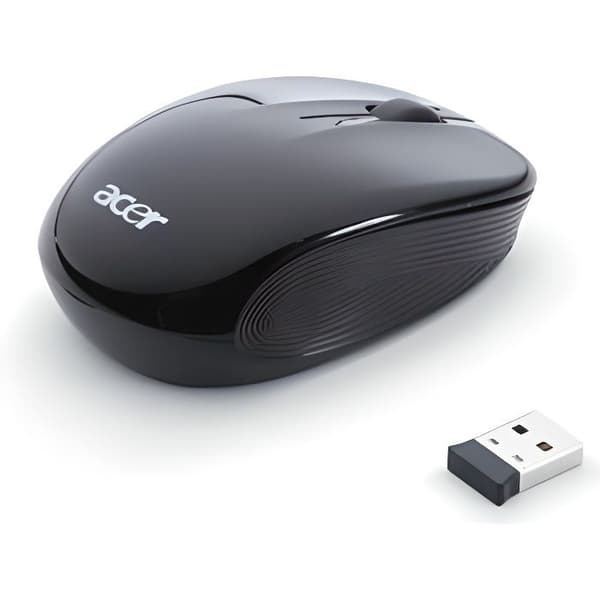 ACER AMR910 trådlös mus - Optisk - 2.4 GHz - Svart Svart