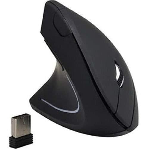 MCL Ergonomisk vänsterhänt mus Samar - 6 knappar - Trådlös - 2,4 GHz - Svart